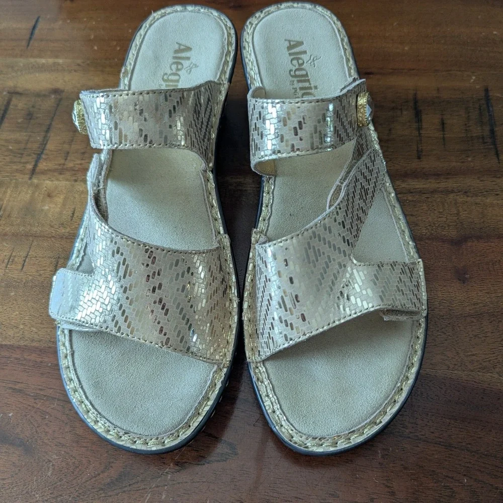 Alegria wedge sandals
